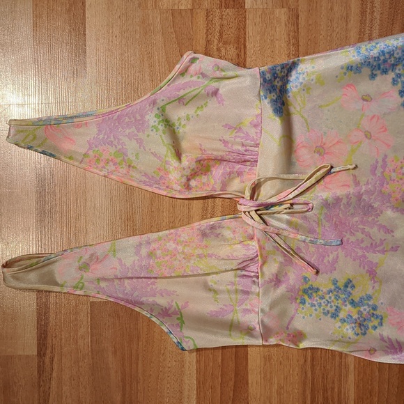 Vintage floral negligee from Sears - Picture 2 of 9